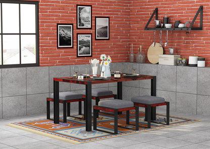 Milate-4-Seater-Dining-Set-Op-1-Black-Mahogany-Gray_1