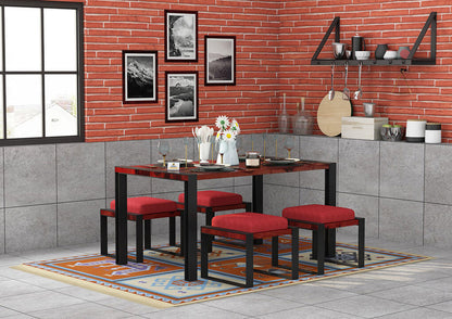 Milate-4-Seater-Dining-Set-Op-1-Black-Mahogany-Red_1