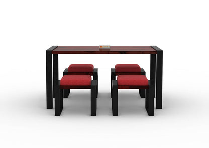 Milate-4-Seater-Dining-Set-Op-1-Black-Mahogany-Red_2