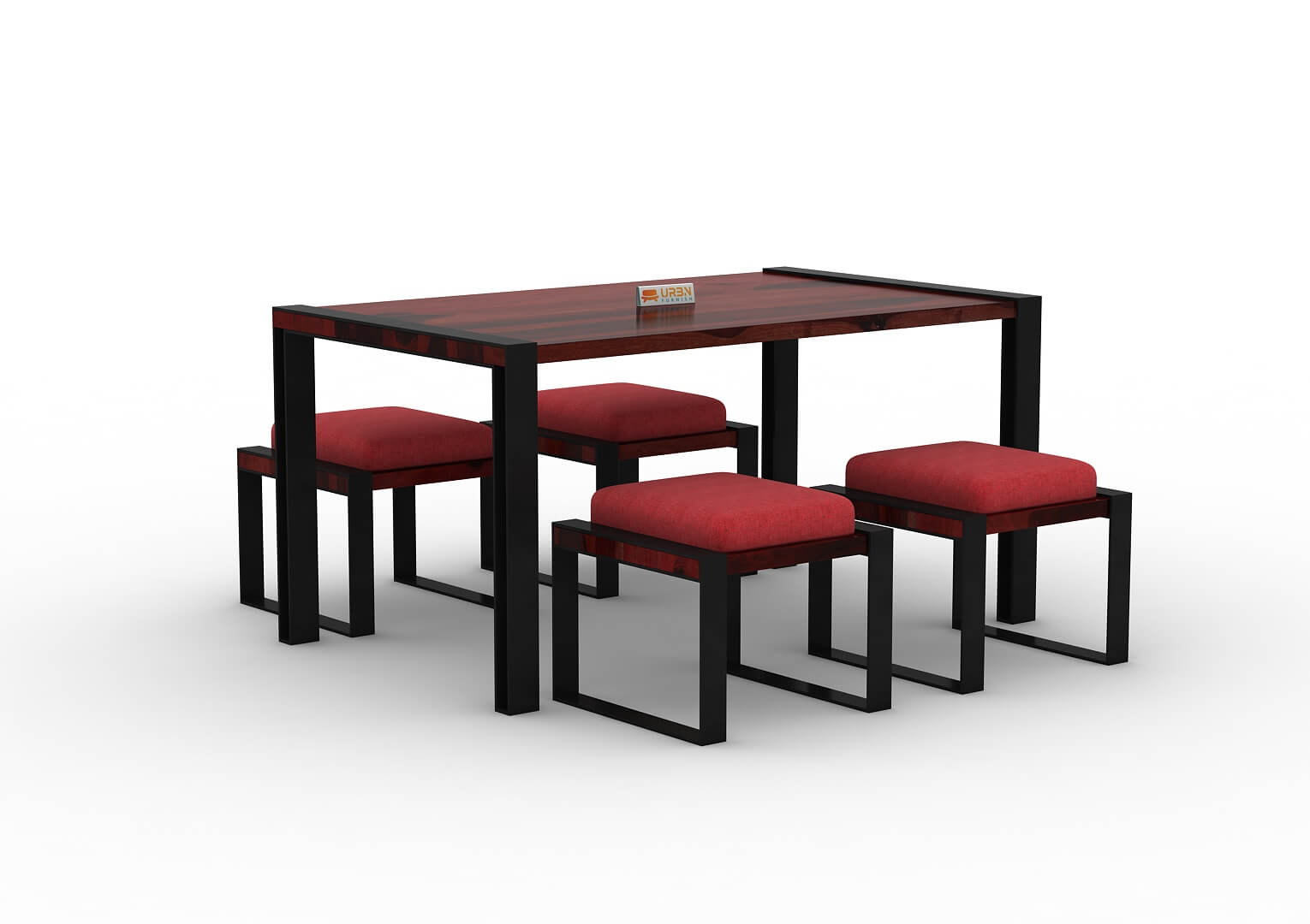 Milate-4-Seater-Dining-Set-Op-1-Black-Mahogany-Red_3