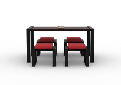 Milate-4-Seater-Dining-Set-Op-1-Black-Walnut-Red_2