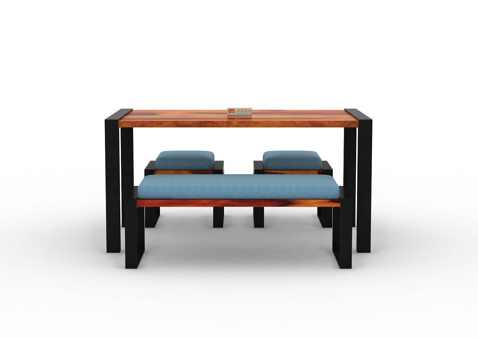 Milate-4-Seater-Dining-Set-With-Bench-Black-Honey-Blue_2