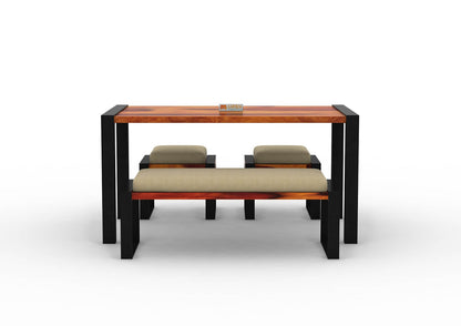 Milate-4-Seater-Dining-Set-With-Bench-Black-Honey-Ivory_2