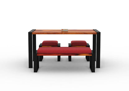 Milate-4-Seater-Dining-Set-With-Bench-Black-Honey-Red_2