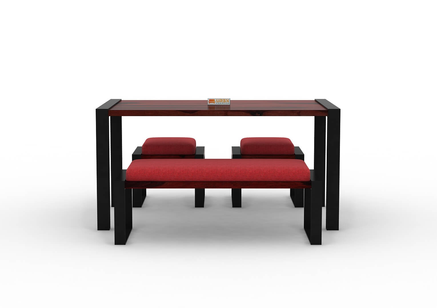 Milate-4-Seater-Dining-Set-With-Bench-Black-Mahogany-Red_2