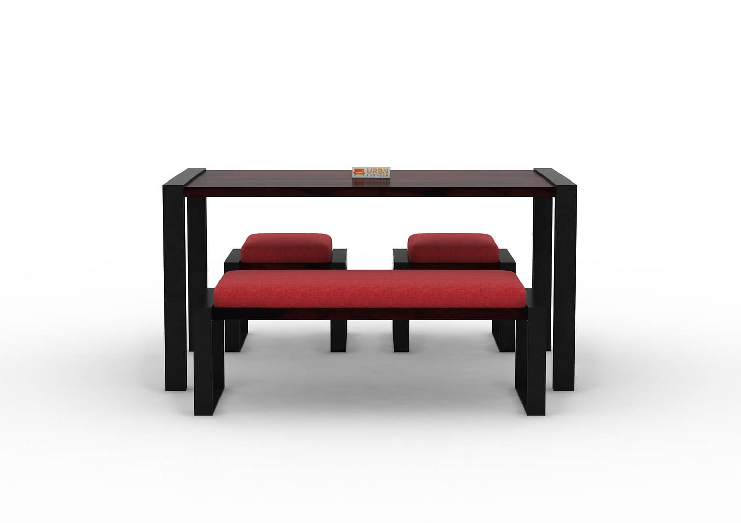Milate-4-Seater-Dining-Set-With-Bench-Black-Walnut-Red_2