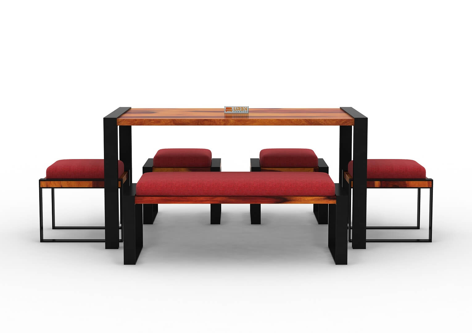 Milate-6-Seater-Dining-Set-With-Bench-Black-Honey-Red_2