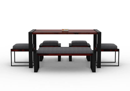 Milate-6-Seater-Dining-Set-With-Bench-Black-Mahogany-Gray_2