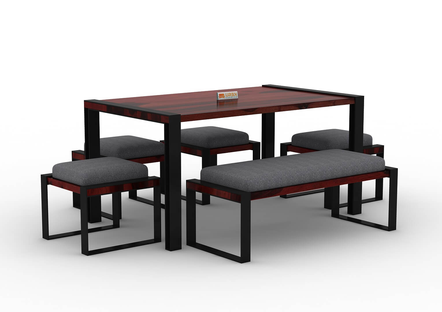 Milate-6-Seater-Dining-Set-With-Bench-Black-Mahogany-Gray_3