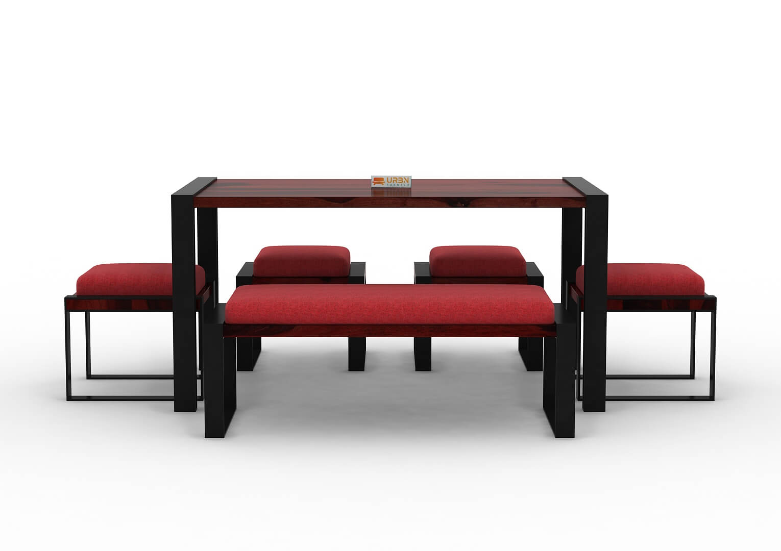 Milate-6-Seater-Dining-Set-With-Bench-Black-Mahogany-Red_2