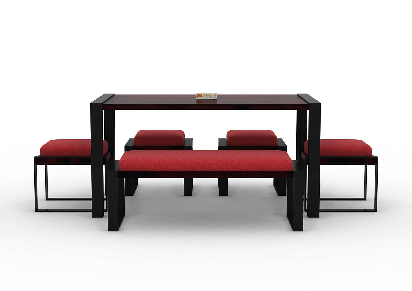 Milate-6-Seater-Dining-Set-With-Bench-Black-Walnut-Red_2