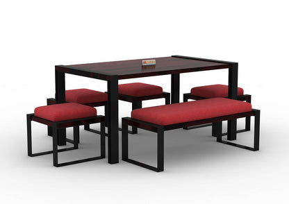 Milate-6-Seater-Dining-Set-With-Bench-Black-Walnut-Red_3