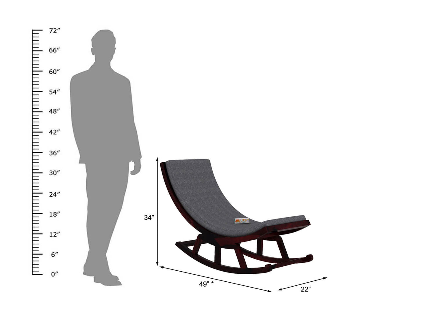 Modern-Design-Rocking-Chair-Walnut-Gray_5