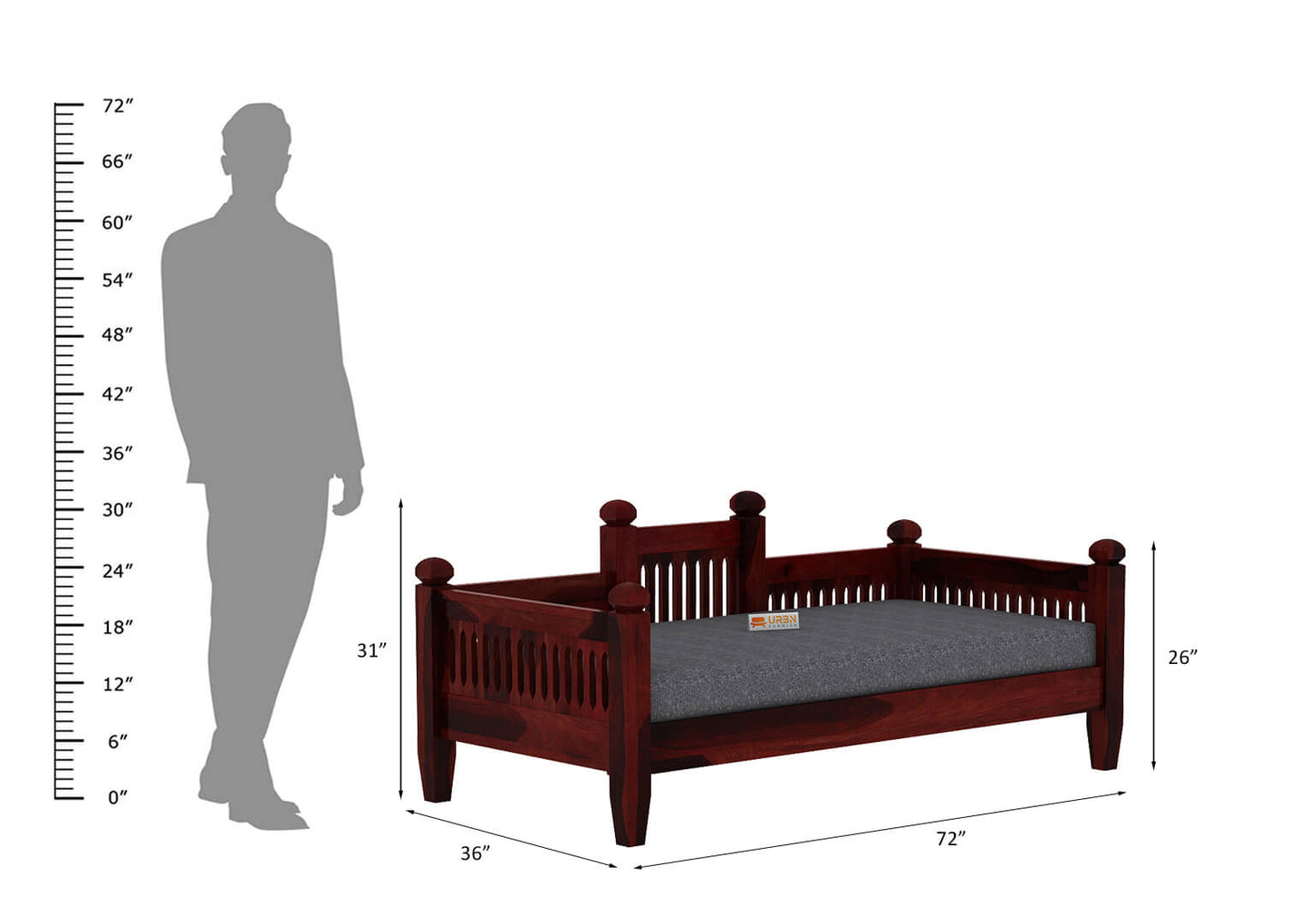 Moorish Divan - Urbnfurnish