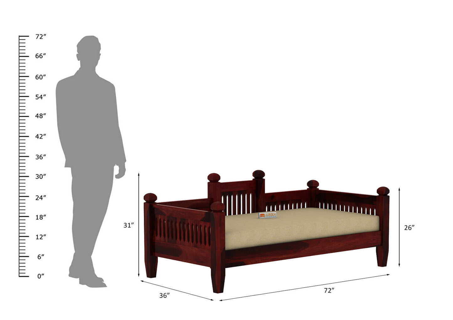 Moorish Divan - Urbnfurnish
