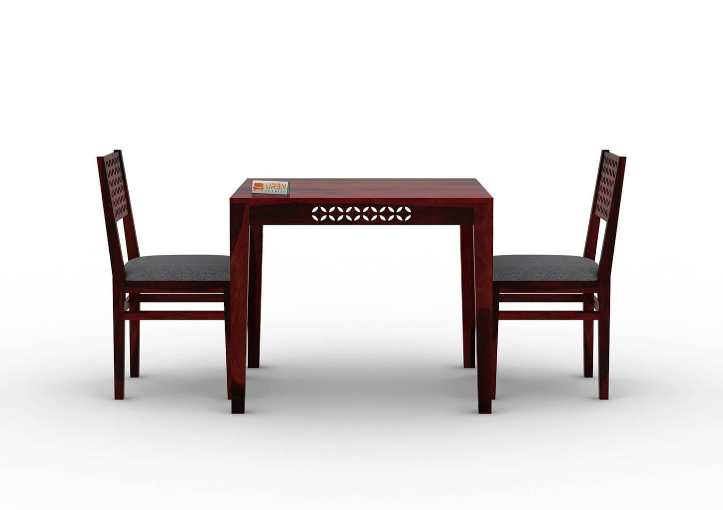 Muse-2-Seater-Dining-Set-Cushioned-Mahogany-Gray_2