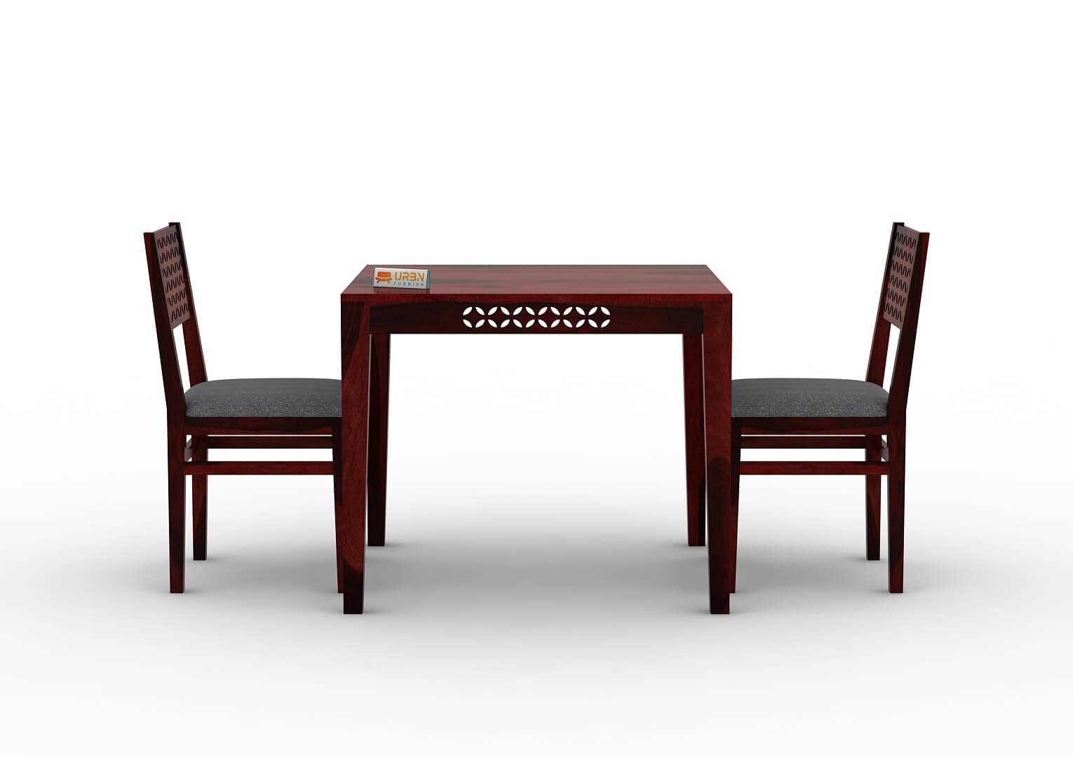 Muse-2-Seater-Dining-Set-Cushioned-Mahogany-Gray_2