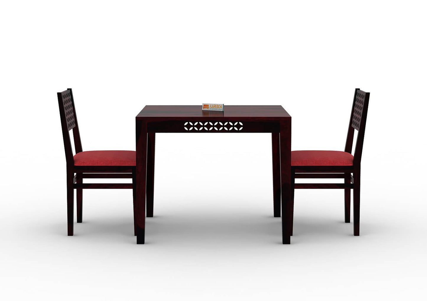 Muse-2-Seater-Dining-Set-Cushioned-Walnut-Red_2