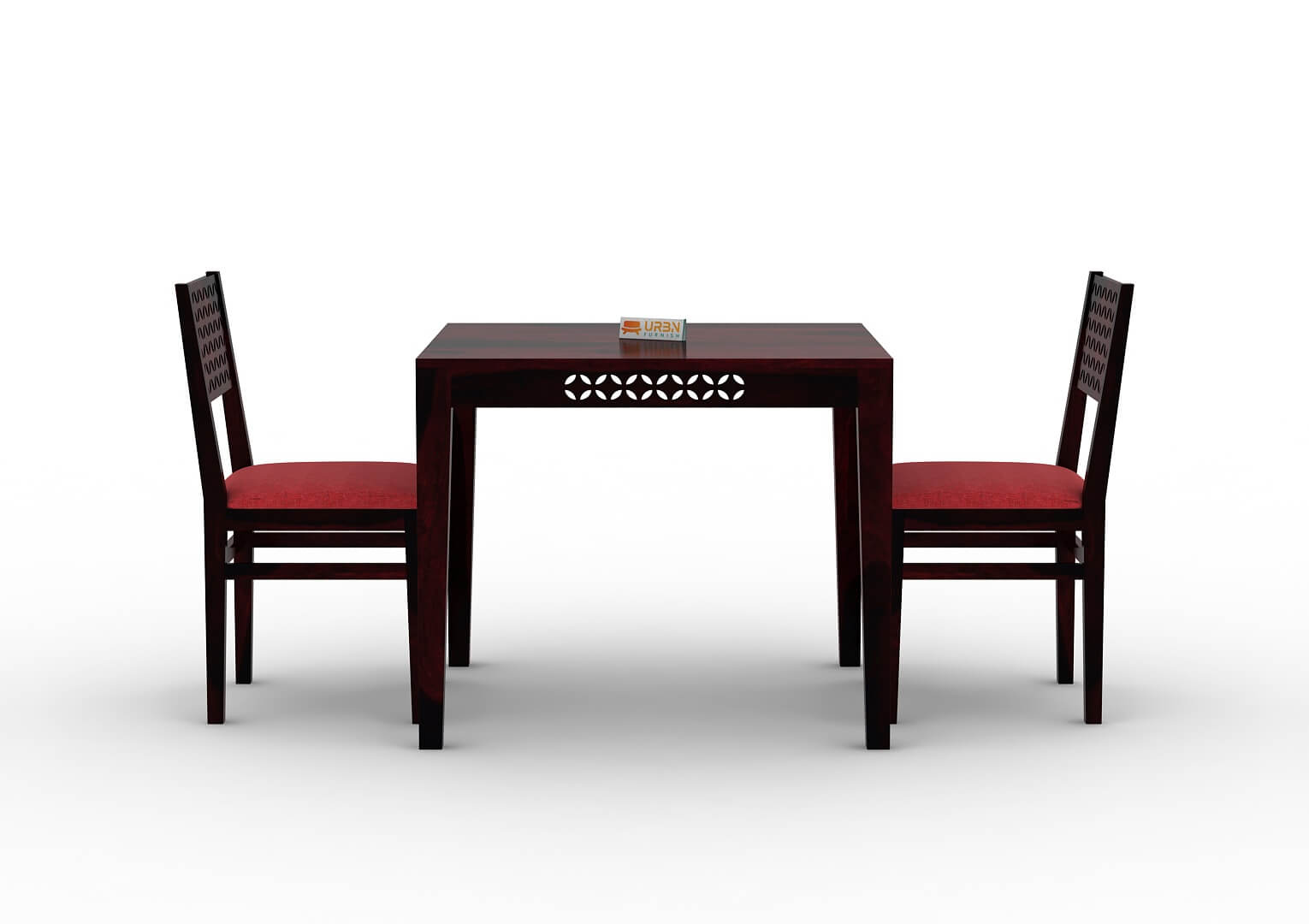Muse-2-Seater-Dining-Set-Cushioned-Walnut-Red_2