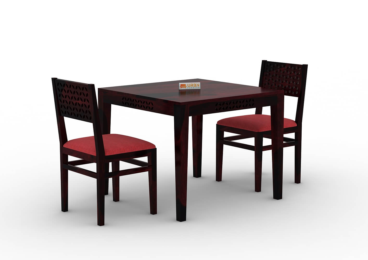 Muse-2-Seater-Dining-Set-Cushioned-Walnut-Red_3
