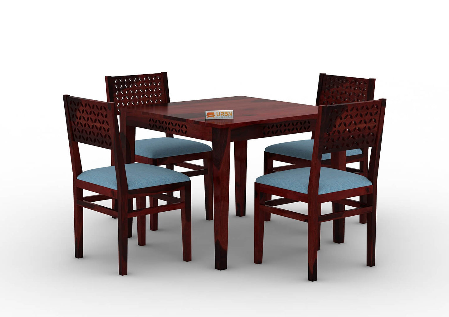 Muse-4-Seater-Dining-Set-Cushioned-Mahogany-Blue_3