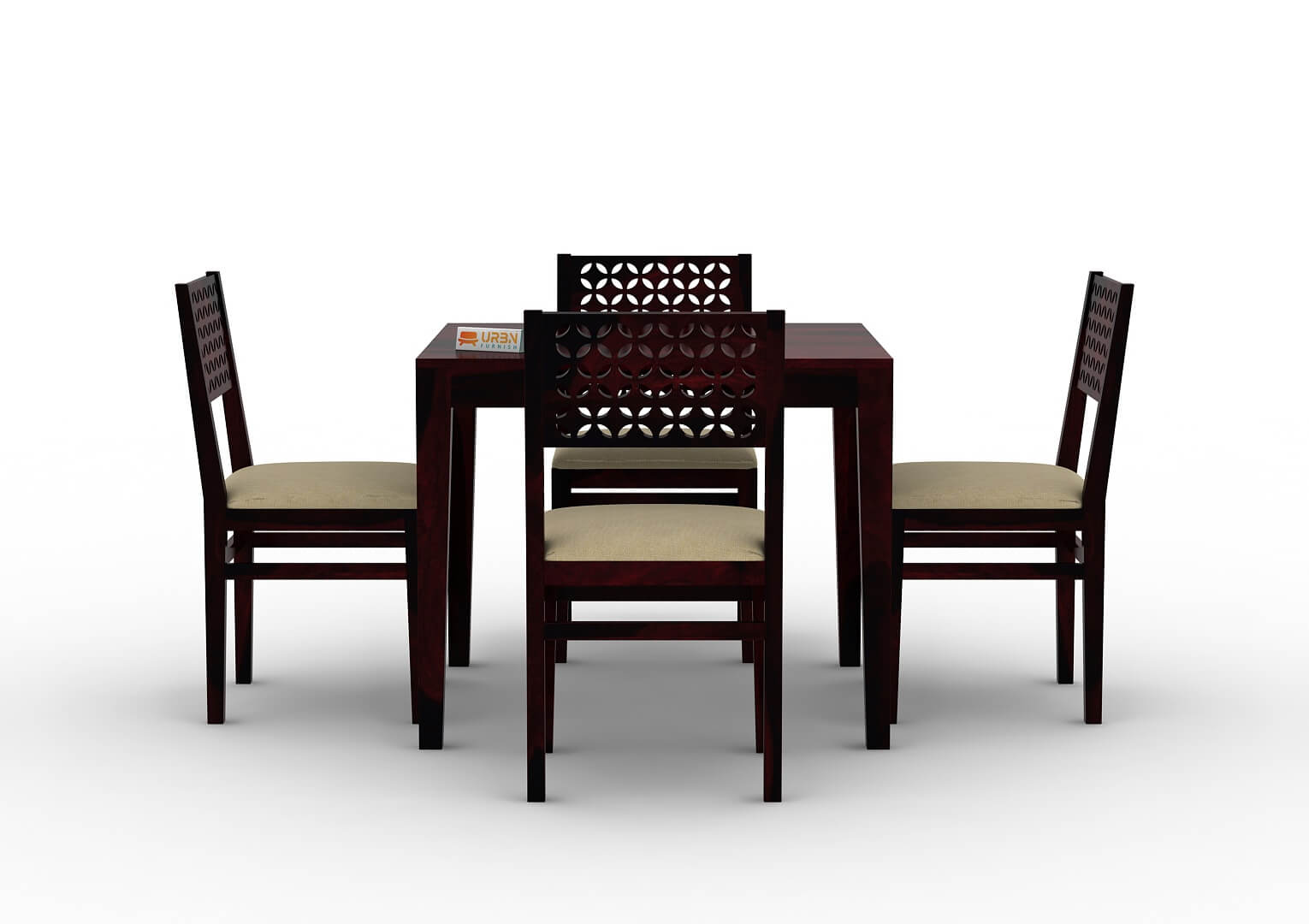 Muse-4-Seater-Dining-Set-Cushioned-Walnut-Ivory_2