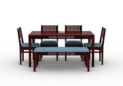 Muse-6-Seater-Dining-Set-With-Bench-Cushioned-Mahogany-Blue_2