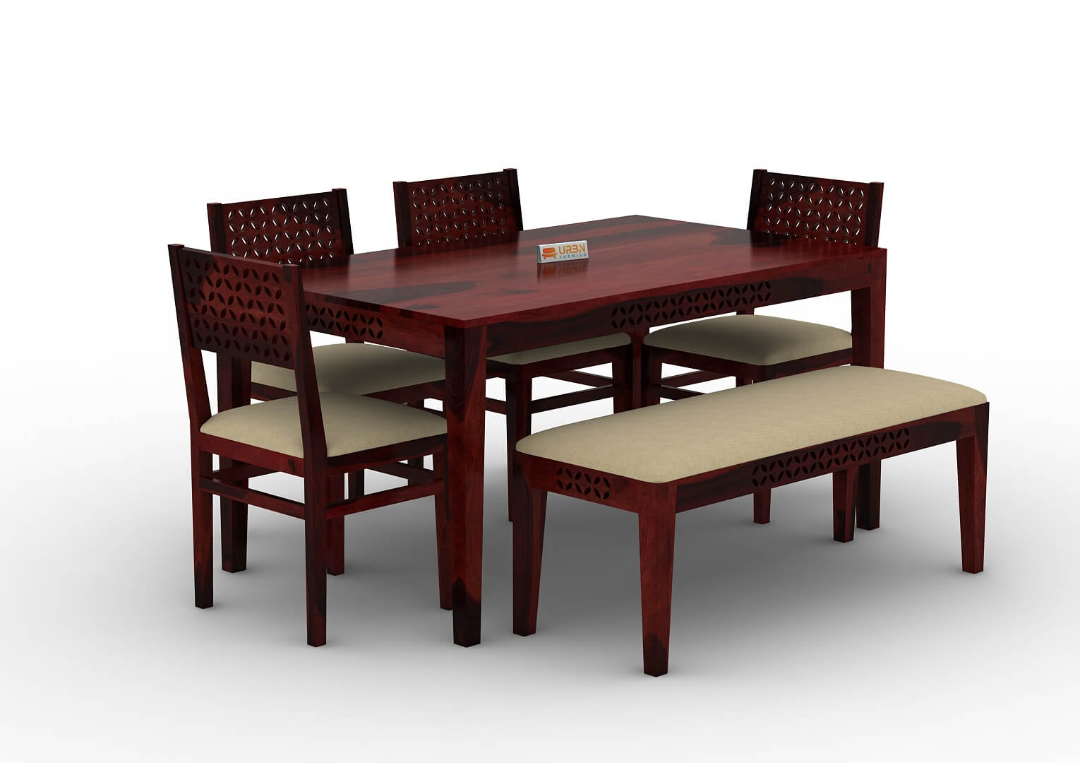 Muse-6-Seater-Dining-Set-With-Bench-Cushioned-Mahogany-Ivory_3
