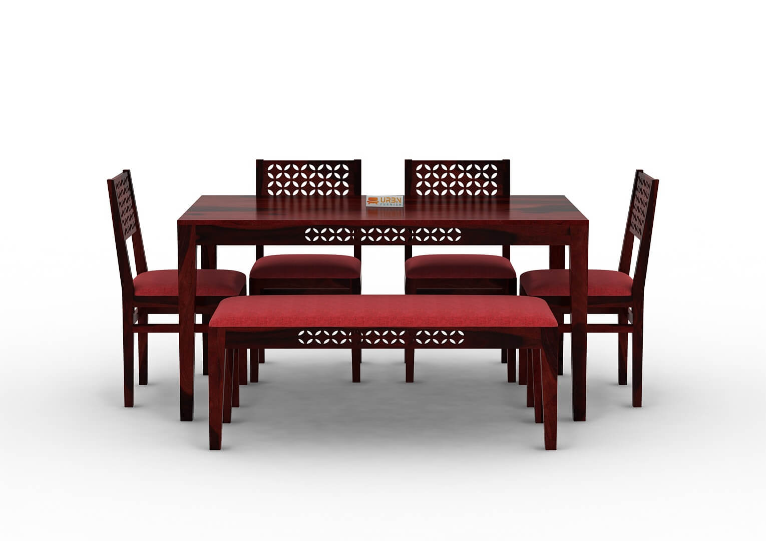 Muse-6-Seater-Dining-Set-With-Bench-Cushioned-Mahogany-Red_2
