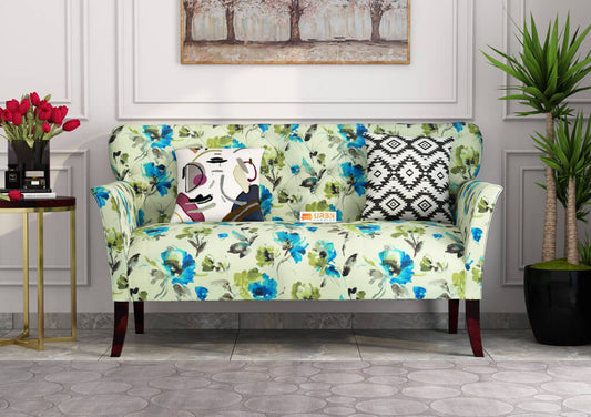 Myna Love Seat (Printed Fabric) - Urbnfurnish