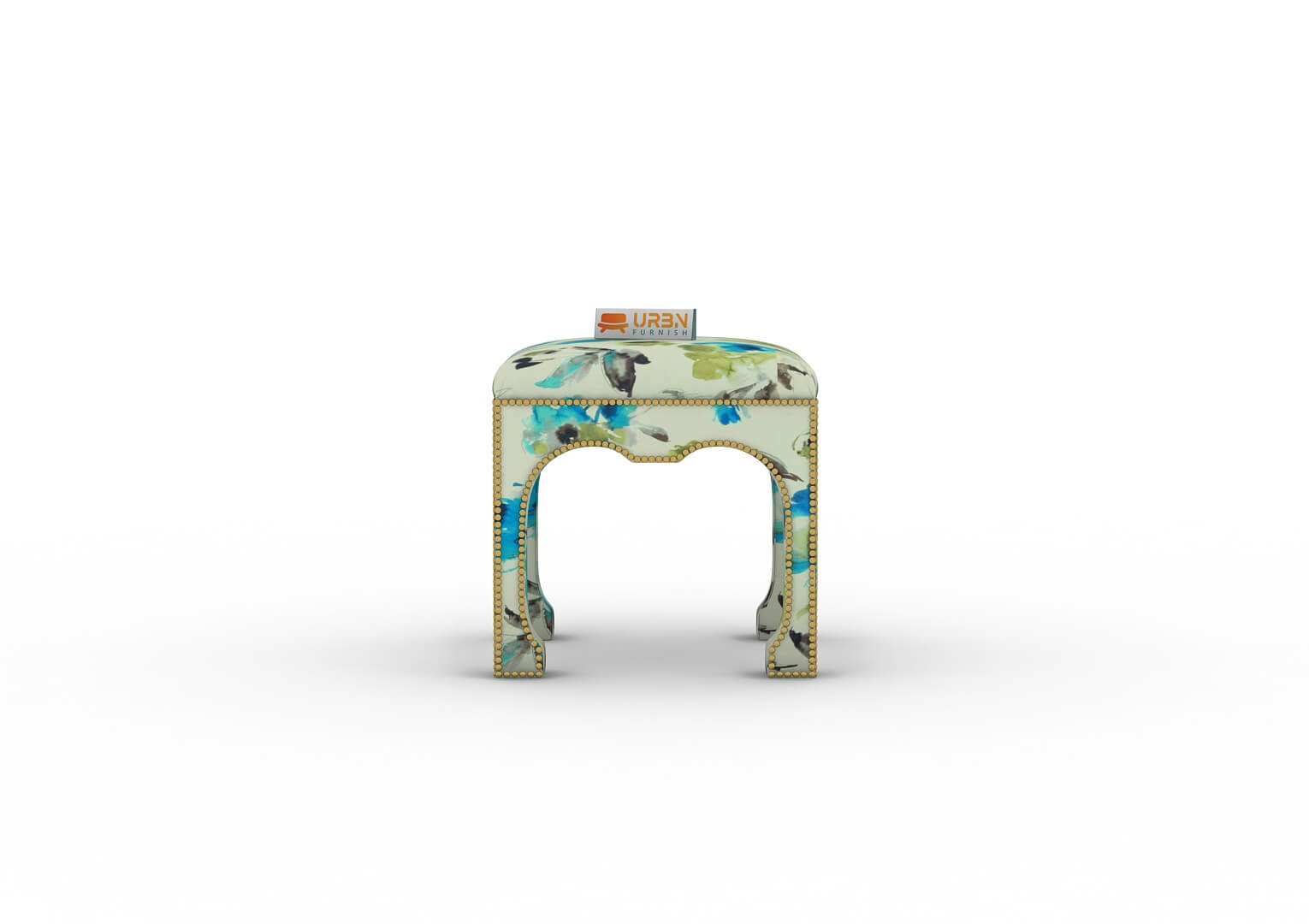 Narment Ottoman (Printed Fabric) - Urbnfurnish
