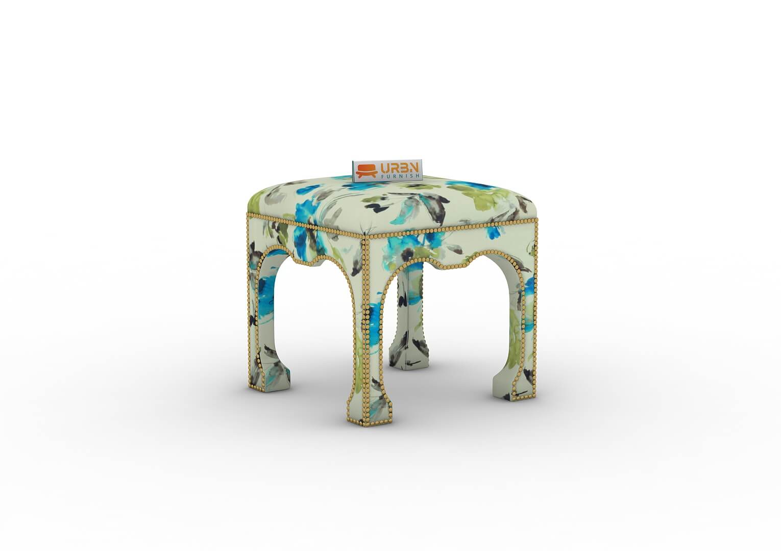 Narment Ottoman (Printed Fabric) - Urbnfurnish