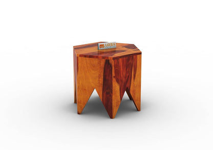 Navinsh Wooden Stool - Urbnfurnish