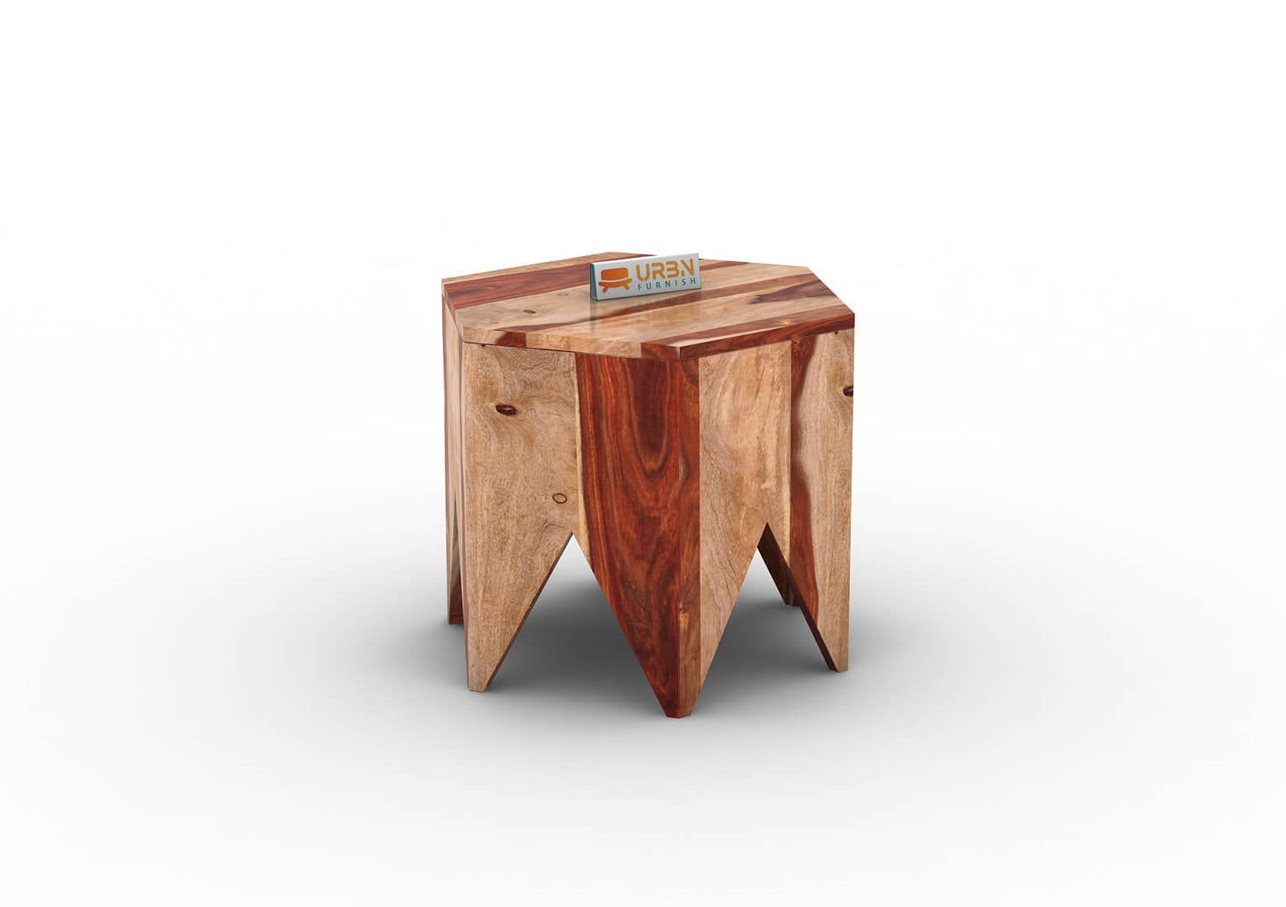 Navinsh Wooden Stool - Urbnfurnish