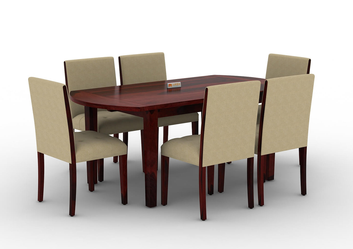Niladri-4-To-6-Seater-Extendable-Dining-Set-Mahogany-Ivory_5