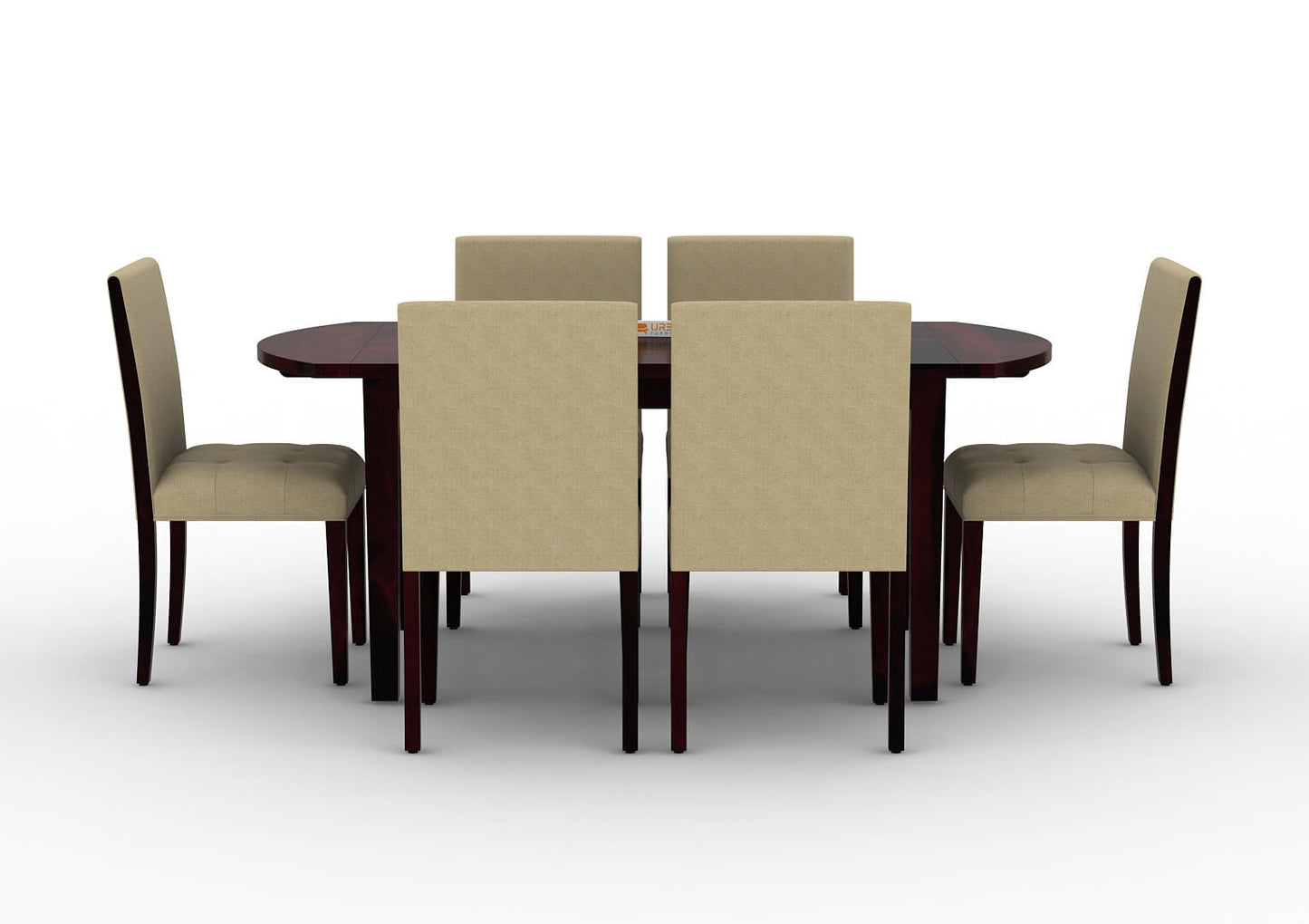 Niladri-4-To-6-Seater-Extendable-Dining-Set-Walnut-Ivory_4