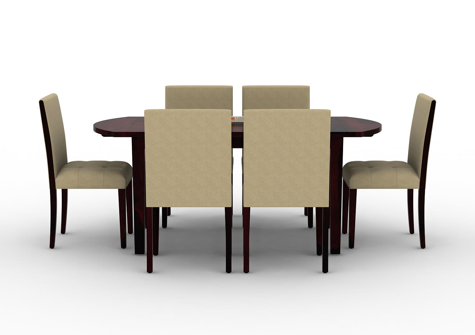Niladri-4-To-6-Seater-Extendable-Dining-Set-Walnut-Ivory_4