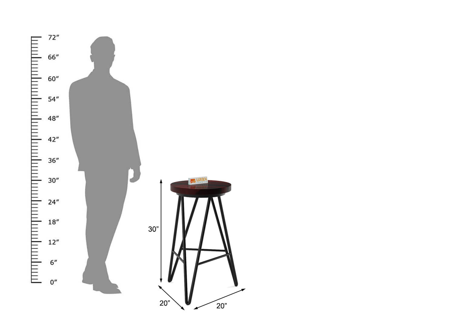 Ornate-Bar-Stool-Black-Mahogany_4