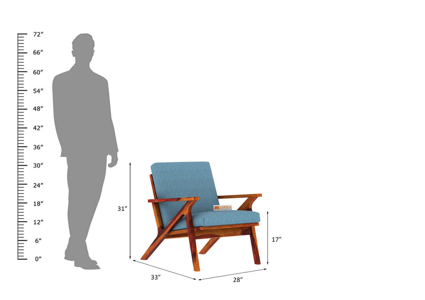 Oueme Arm Chair - Urbnfurnish