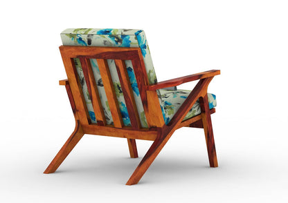 Assale Lounge Chair (Printed Fabric) - Urbnfurnish