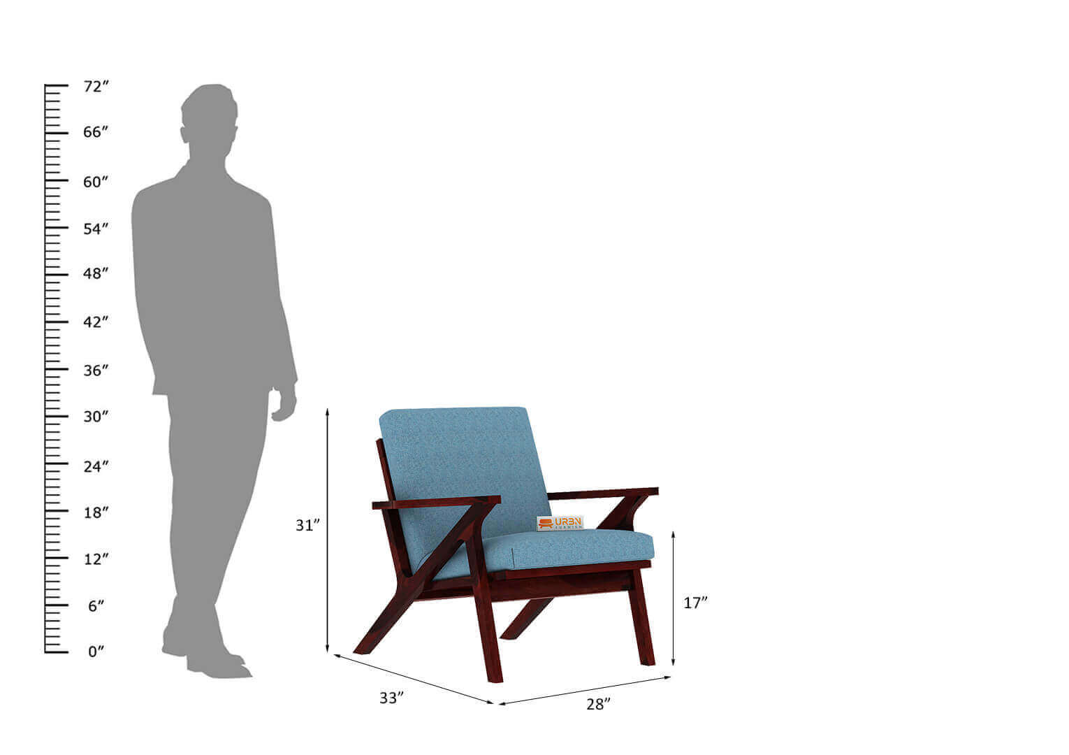 Oueme Arm Chair - Urbnfurnish