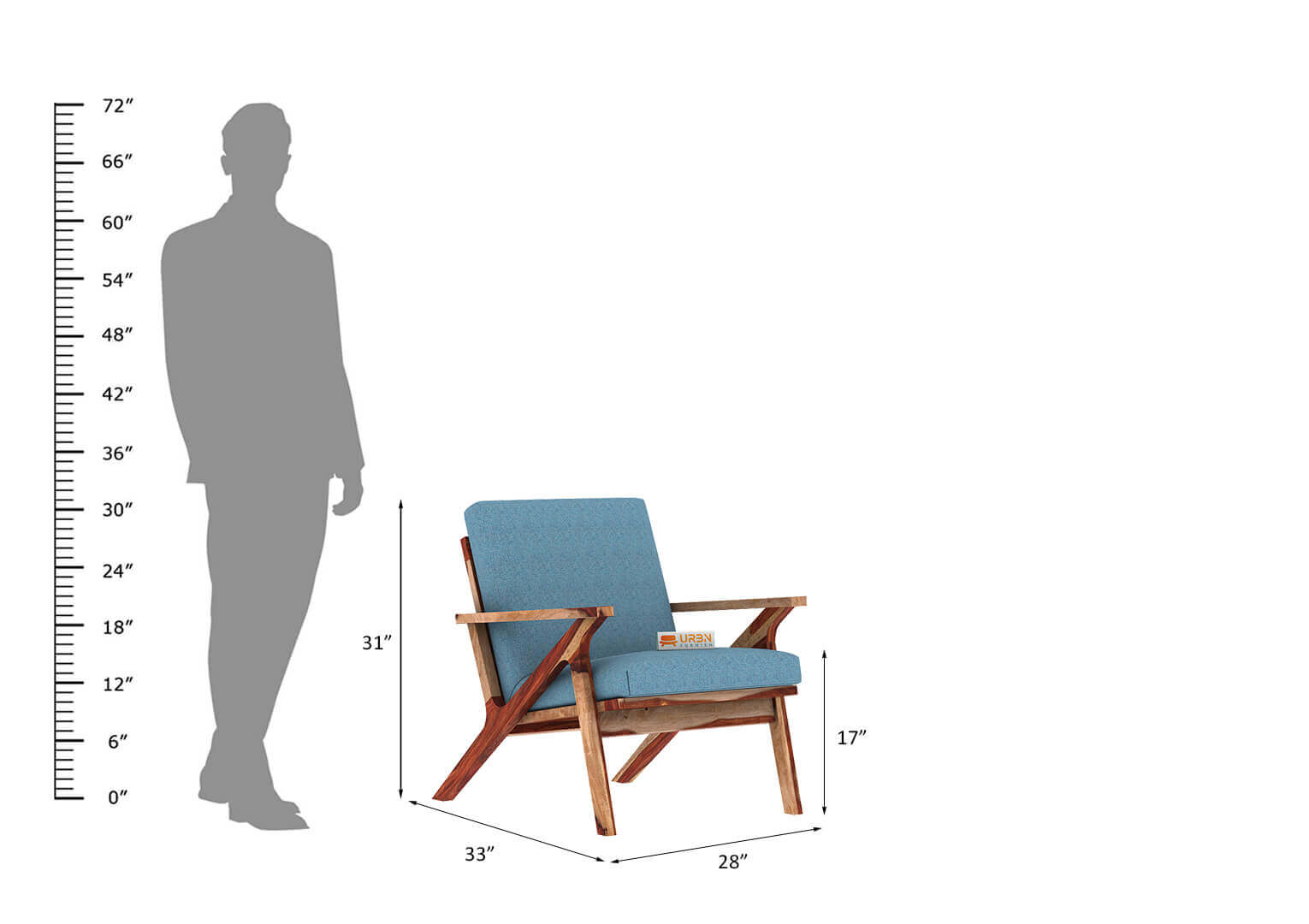 Oueme Arm Chair - Urbnfurnish