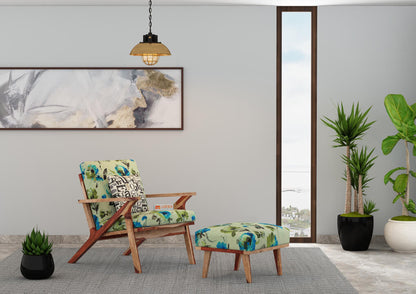 Oueme Arm Chair (Printed Fabric) - Urbnfurnish