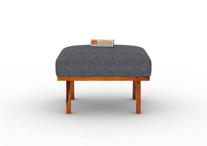 Oueme Lounge Chair With Stool - Urbnfurnish