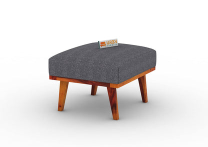 Oueme Arm Chair With Stool - Urbnfurnish