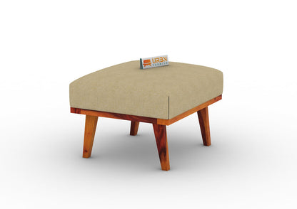 Oueme Arm Chair With Stool - Urbnfurnish