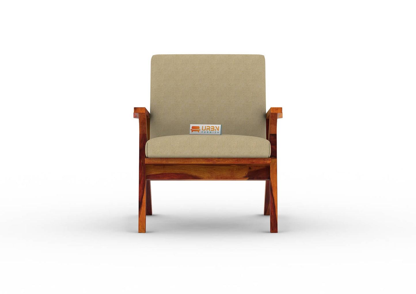 Oueme Arm Chair With Stool - Urbnfurnish