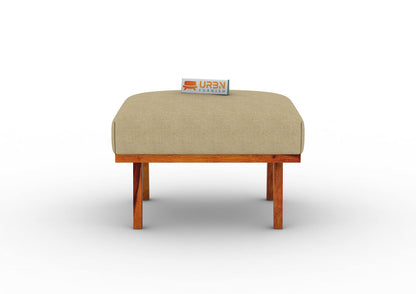 Oueme Arm Chair With Stool - Urbnfurnish
