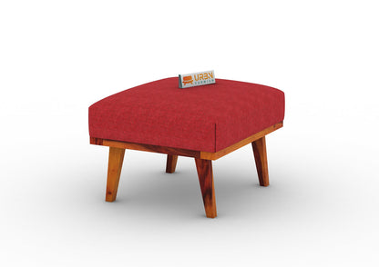 Oueme Arm Chair With Stool - Urbnfurnish