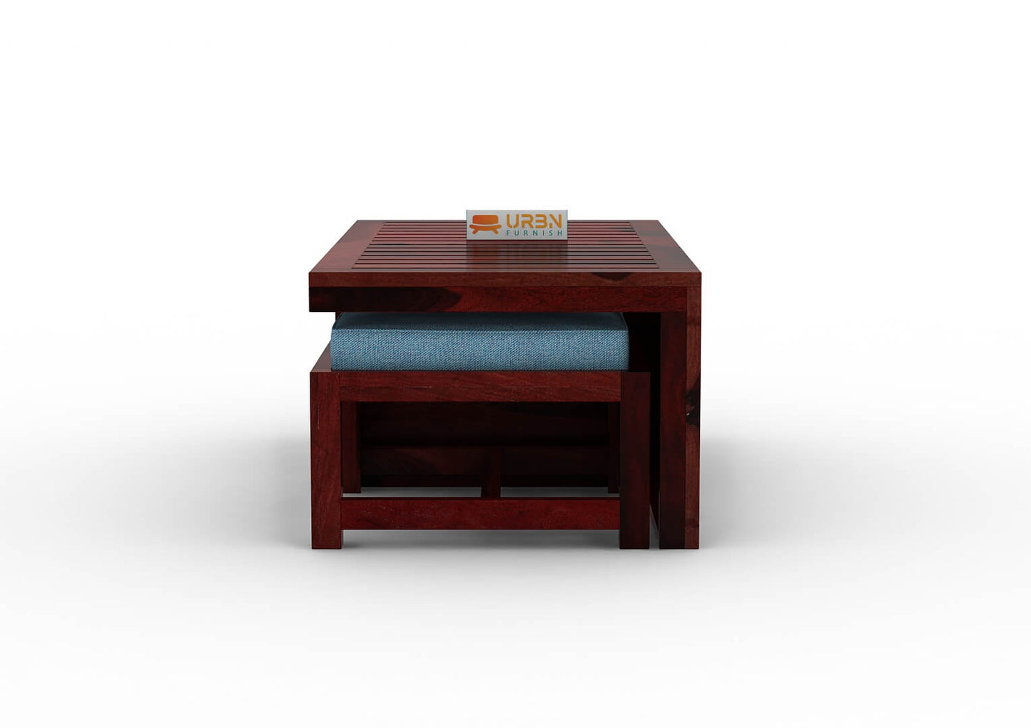 Paladin CoffeeTable Set  With Two Stools - Urbnfurnish
